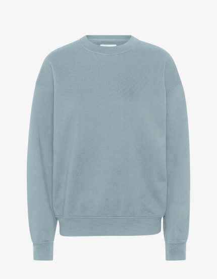 Organic Oversized Crew - Steel Blue